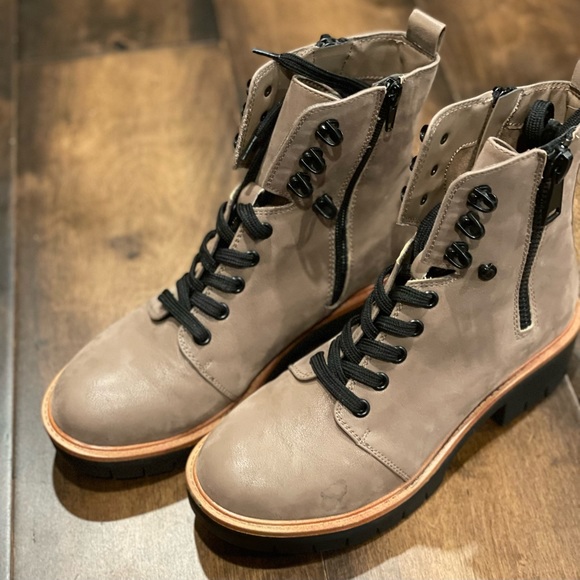 MIA Shoes Mia River Taupe Combat Boots New Poshmark